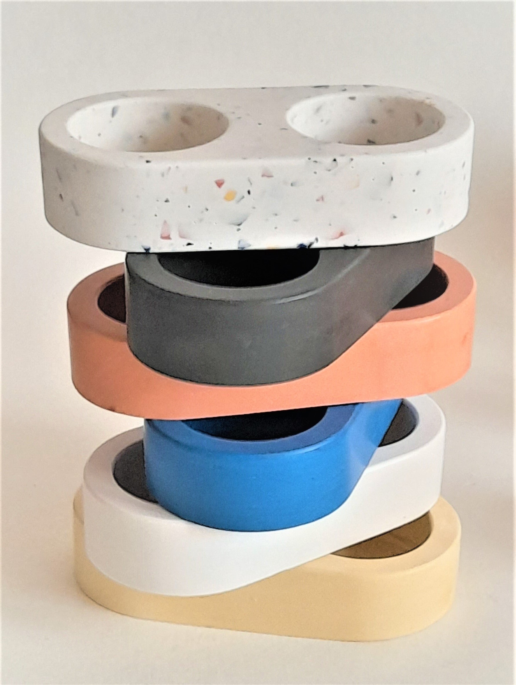 Candle Holders - Single & Double Candle Holders - Wholesale Jesmonite 