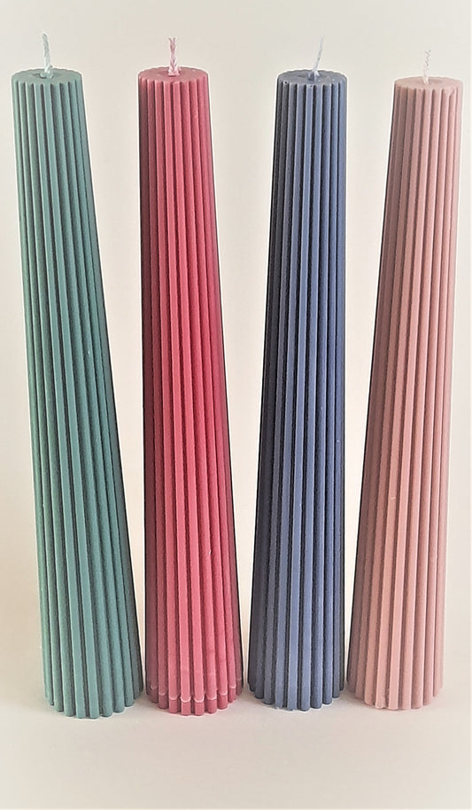 Candles - Sculptural Dinner Candle Available in any colour 