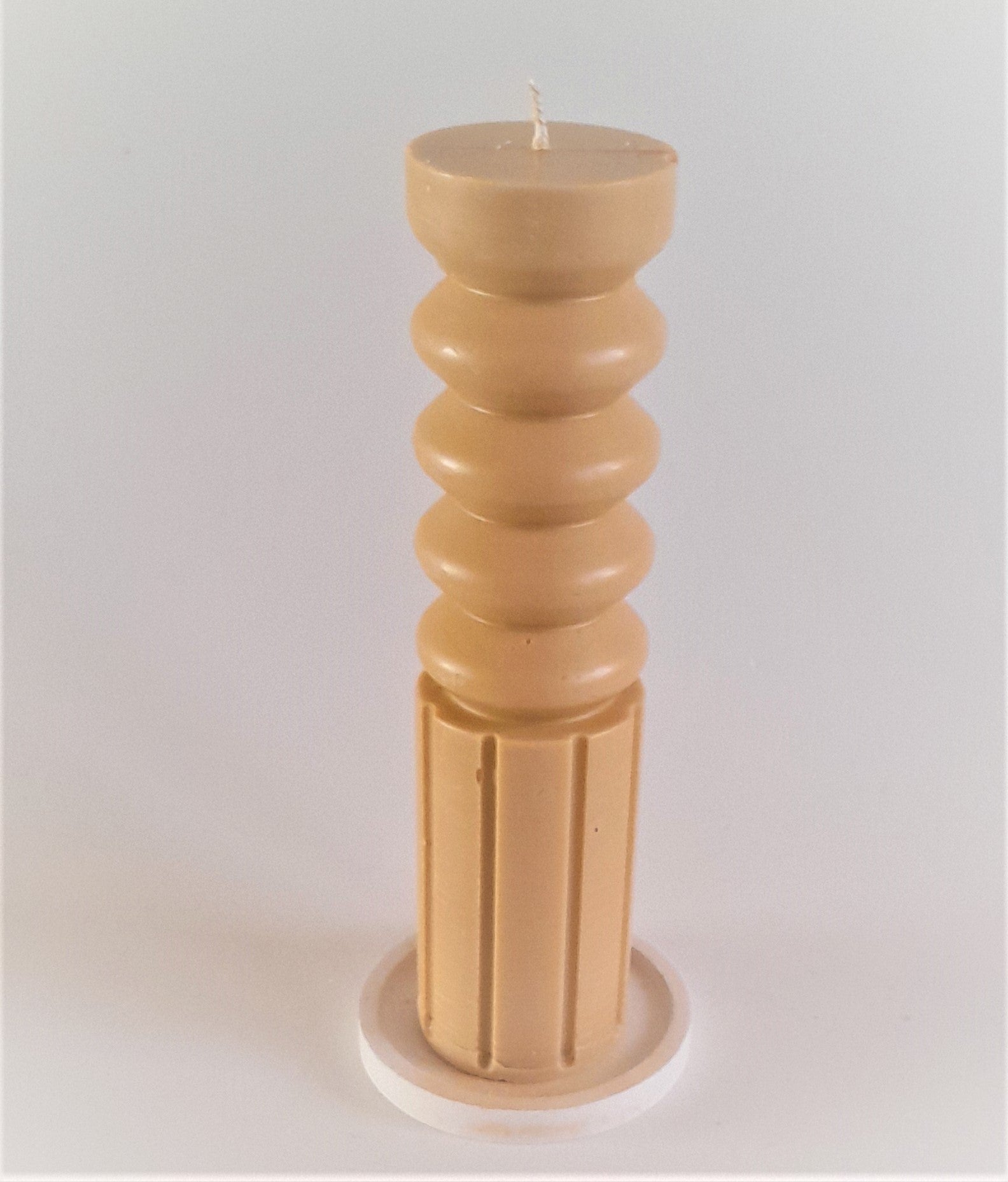 Candle - Decorative Bubble Pillar Candle - Luxury Dinner Candles