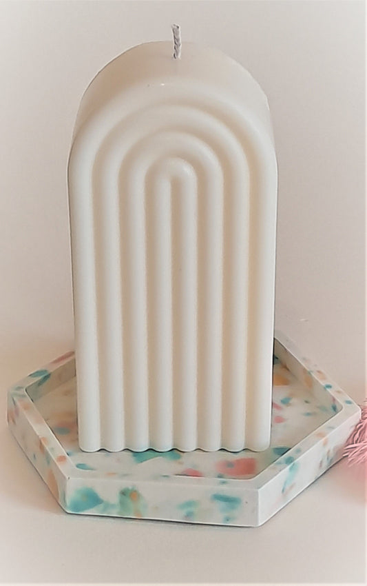 Candle - Sculptural Arch Candle - Wholesale Decorative Candles