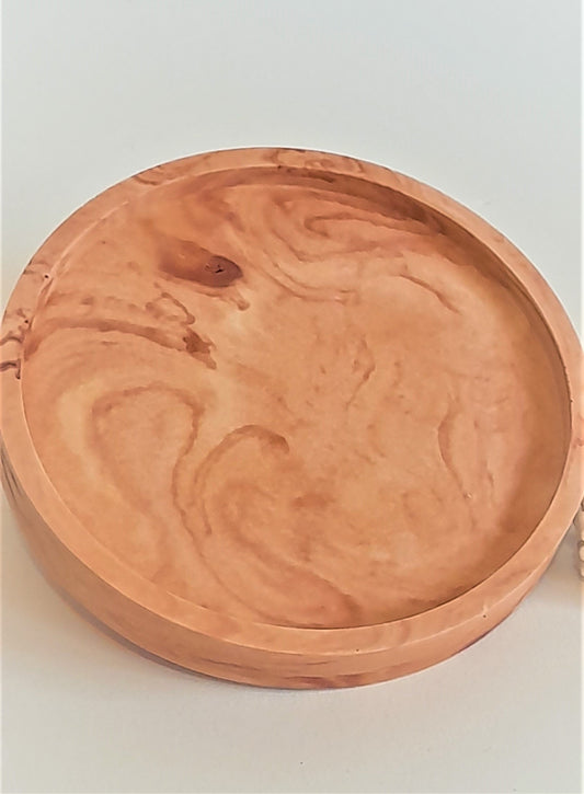 Jesmonite - Eco Luxe Round Terracotta Marble coaster  - Wholesale