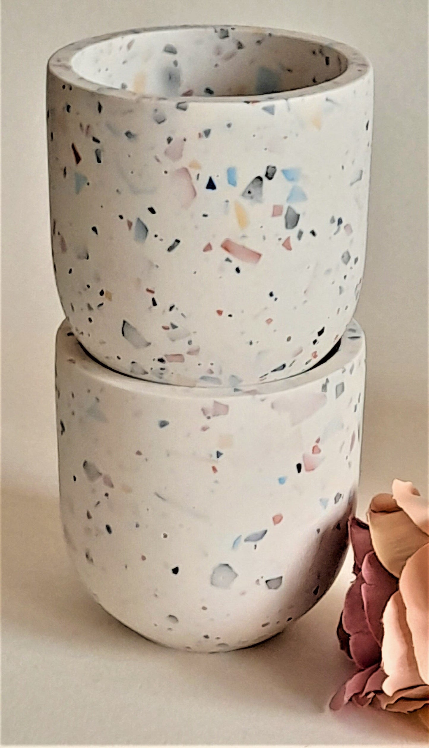Jesmonite - Eco Luxe Terrazzo Pen Pot - Homeware Accessories